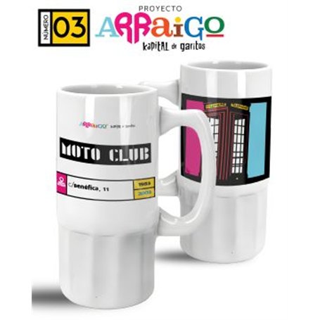 Jarra de Ceramica Arraigo MOTO CLUB