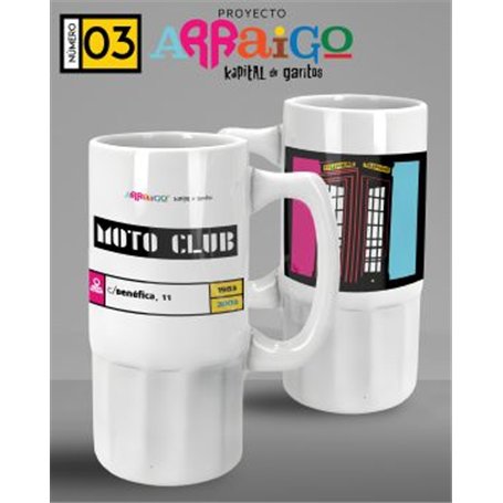 Jarra de Ceramica Arraigo MOTO CLUB