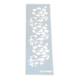 Plantilla Stencil Flores COTP7025 6x15cm.