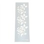 Plantilla Stencil Flores COTP7026 6x15cm.