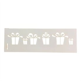 Plantilla Stencil REGALOS COTP7037 6x15 cm.