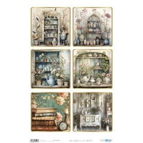 Papel De Arroz "Still Life: Furniture II"  54x33cm