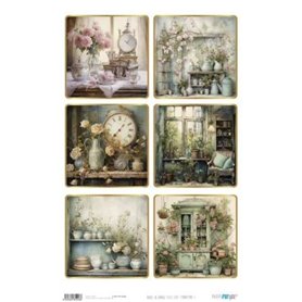 Papel De Arroz "Still Life: Furniture I"  54x33cm