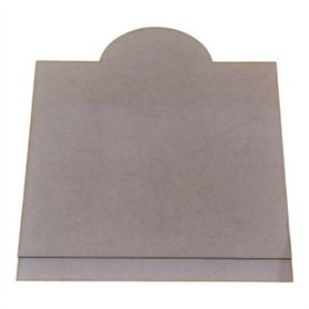 Cartel Doble DM 2pc de 4 y 3 mm. 36,5 x 40 cm.