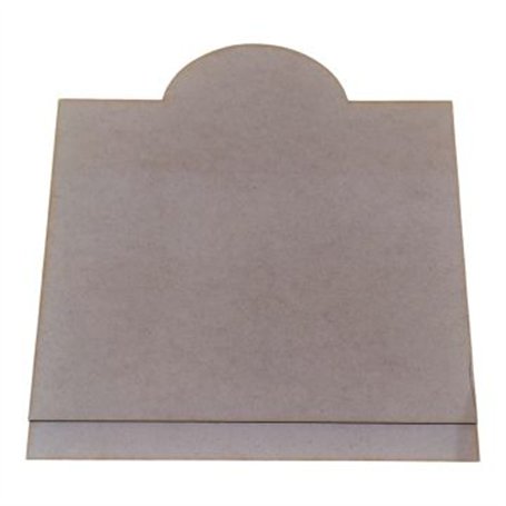 Cartel Doble DM 2pc de 4 y 3 mm. 36,5 x 40 cm.