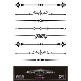 Decor Transfers Baroque Borders 20x30cm. 3 Hojas.