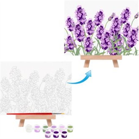 Lienzo prediseñado LAVENDER 15x20cm ROSA