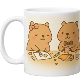 Taza Cerámica CAPIBARAS, para personalizar.