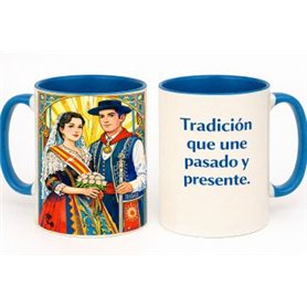 Taza Cerámica DULCINEA Y PANDORGO.
