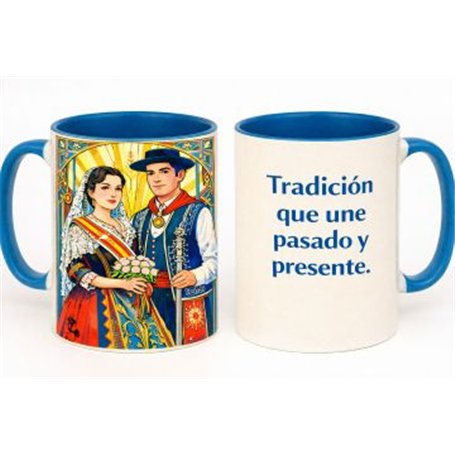 Taza Cerámica DULCINEA Y PANDORGO.