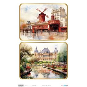 Papel De Arroz "Paris III"  54x33cm