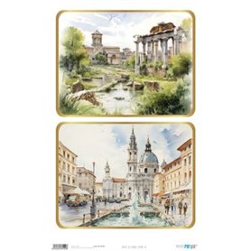 Papel De Arroz "Roma IV"  54x33cm