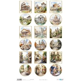 Papel De Arroz "Roma IX" 33x54cm