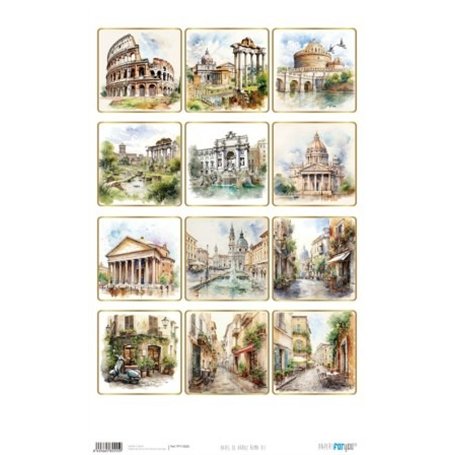 Papel De Arroz "Roma VII" 33x54cm