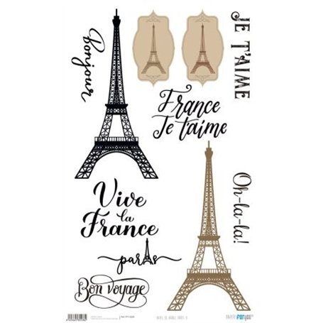 Papel De Arroz "Paris X" 33x54cm