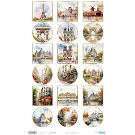 Papel De Arroz "Paris IX" 33x54cm