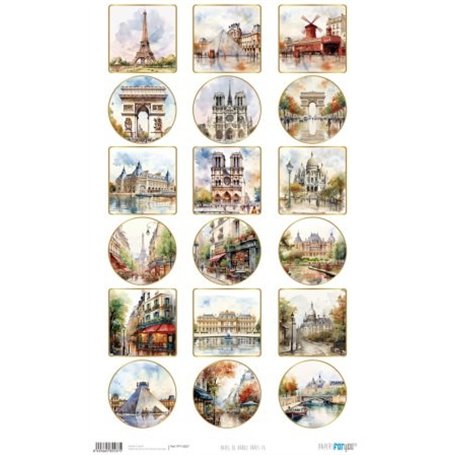 Papel De Arroz "Paris IX" 33x54cm