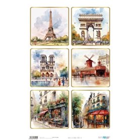 Papel De Arroz "Paris VI" 33x54cm