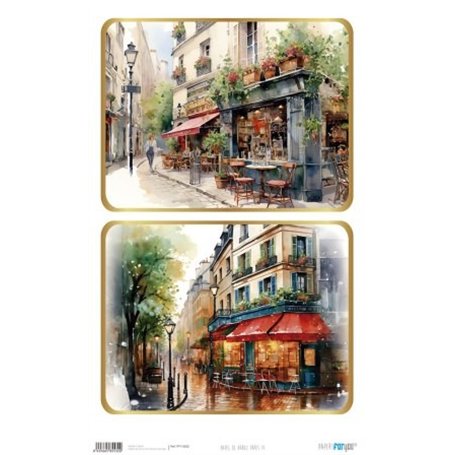Papel De Arroz "Paris IV" 33x54cm