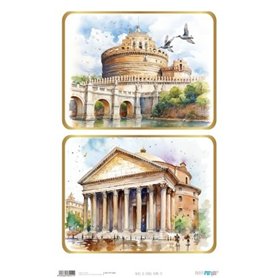 Papel De Arroz "Roma III" 33x54cm