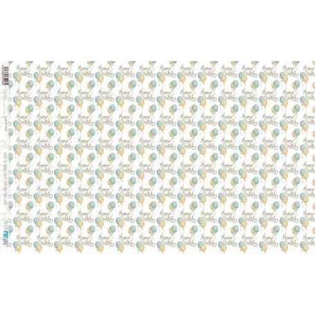 Papel De Arroz "Balloons" 33x54cm