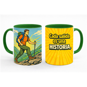 Taza Cerámica Hombre SENDERISMO.