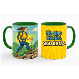 Taza Cerámica Mujer SENDERISMO.