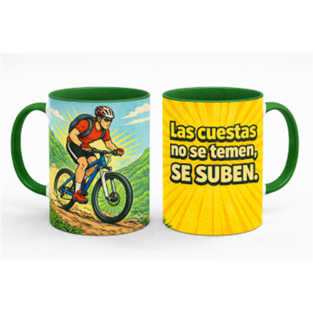 Taza Cerámica Hombre BICICLETA.