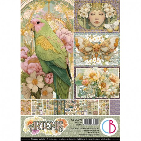 Colecciones Scrap – Papeles y materiales creativos para scrapbooking Ciao Bella Artemis Creative Pad A4 9/Pkg