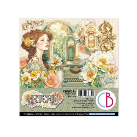 Colecciones Scrap – Papeles y materiales creativos para scrapbooking Ciao Bella Artemis Fussy Cut Pad 6"x6"