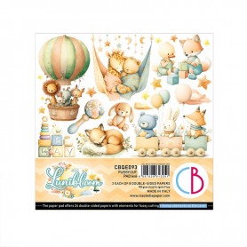 Colecciones Scrap – Papeles y materiales creativos para scrapbooking Ciao Bella Lunibloom Fussy Cut Pad 6"x6"
