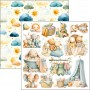Colecciones Scrap – Papeles y materiales creativos para scrapbooking Ciao Bella Lunibloom Fussy Cut Pad 6"x6"