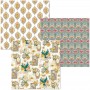 Colecciones Scrap – Papeles y materiales creativos para scrapbooking Ciao Bella Deluxe Paper Gold & Vellum Dual Pack 15x15