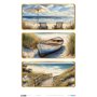 Papel De Arroz Landscape " Sunny Beach IV" 33x54cm