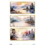 Papel De Arroz Landscape "Mountain Lake III" 33x54cm
