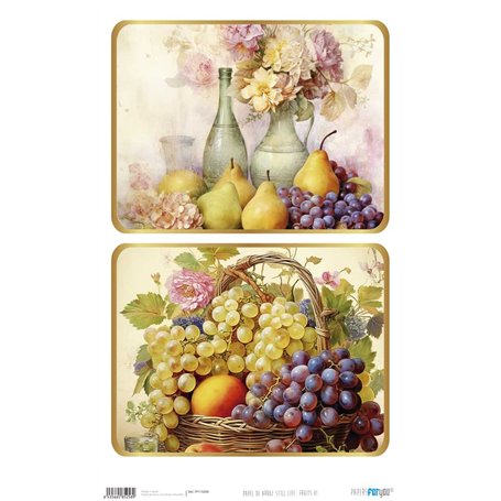 Papel De Arroz Still Life "Fruits VI" 33x54cm