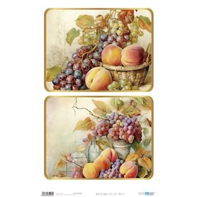 Papel De Arroz Still Life "Fruits V" 33x54cm