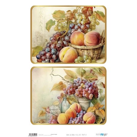 Papel De Arroz Still Life "Fruits V" 33x54cm