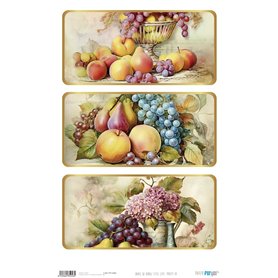 Papel De Arroz Still Life "Fruits IV" 33x54cm