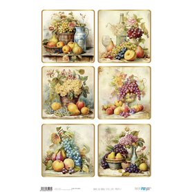 Papel De Arroz Still Life "Fruits I" 33x54cm