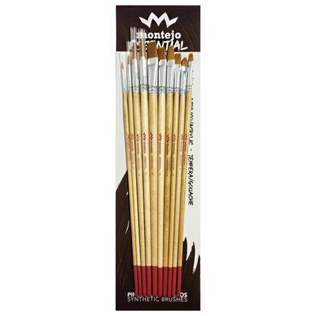 Set 10 pinceles surtido SINTÉTICO