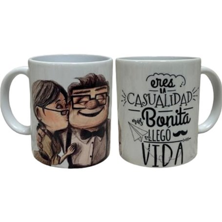 Taza Cerámica Abuelitos Enamorados