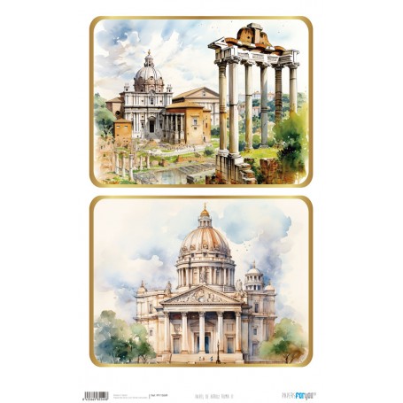 Papel de Arroz "Roma II" 54x33cm.