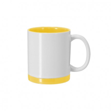TAZA SUBLIMACIÓN RAYAR AMARILLO