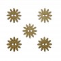 Conjunto 5 Botones Flor. 3x3cm.