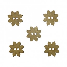 Siluetas de madera con forma de flor de ocho pétalos (2,9 cm) para pintar y decorar álbumes o detalles de eventos DIY.