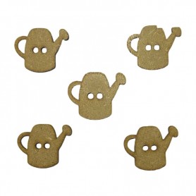 Conjunto 5 Botones Regadera 2,8x3,5cm.