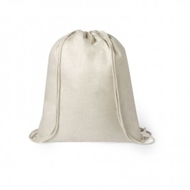 Mochila Tela autocierre con Cuerdas.