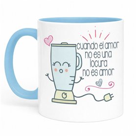 Taza Cerámica "Batidora Amor"