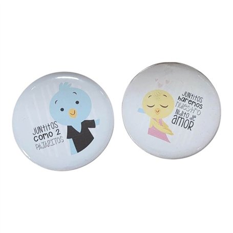 CHAPAS ESPECIAL SAN VALENTIN "PÁJAROS"